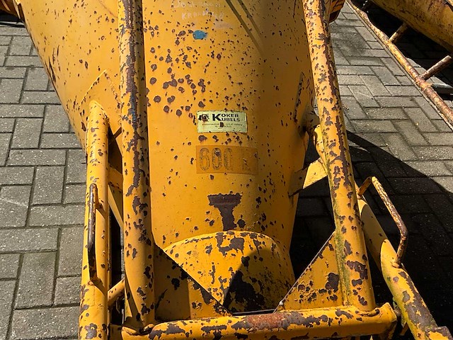 Koker betonkubel 600l - afbeelding 7 van  7