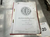 Kolb krl45 radiaalboormachine - afbeelding 13 van  21
