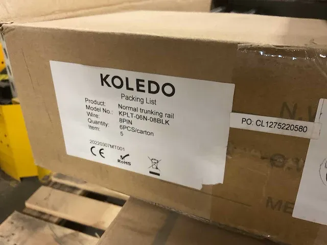 Koledo trunking rails diversen 5/8 wire zwart - afbeelding 4 van  7