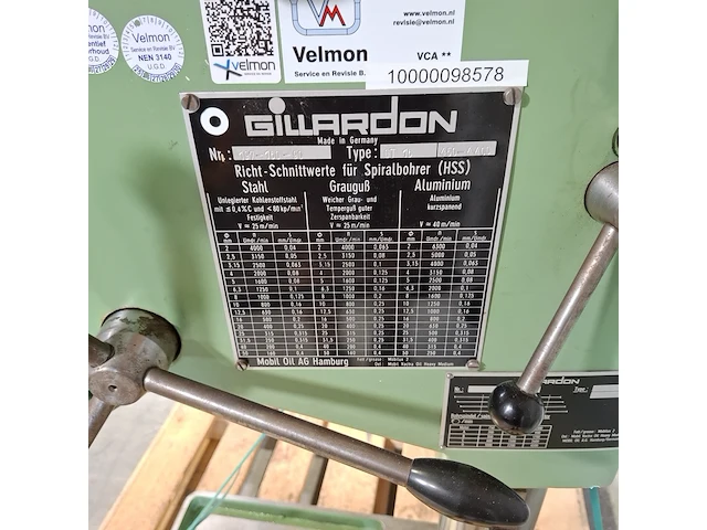 Kolomboormachine, gillardon, gt 16 - afbeelding 12 van  15