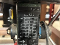 Kolomboormachine tafelmodel topcraft, tcsb 512 - afbeelding 4 van  7