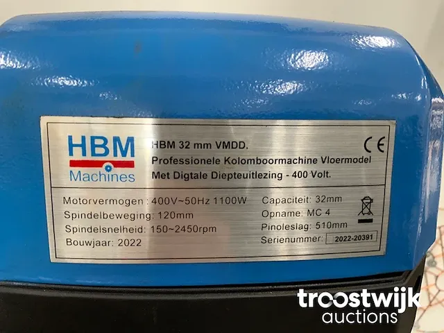 Kolomboormachine - afbeelding 9 van  10