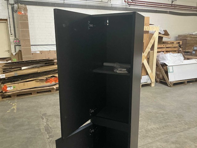 Kolomkast matt black 170cm - afbeelding 4 van  8
