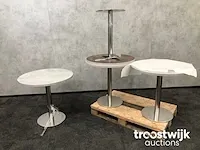 Kolomtafel betonlook 80cm - afbeelding 1 van  9