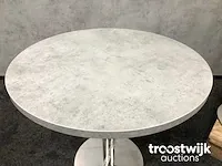 Kolomtafel betonlook 80cm - afbeelding 4 van  9