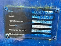 Komatsu arion ex15 fr15ex7 vorkheftruck - afbeelding 27 van  33