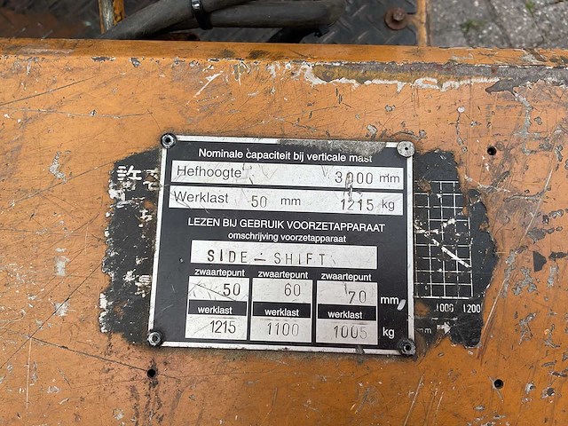 Komatsu fb15-4 vorkheftruck - afbeelding 3 van  14