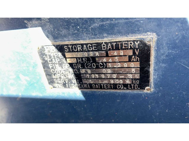 Komatsu fb20-3 vorkheftruck - afbeelding 19 van  20