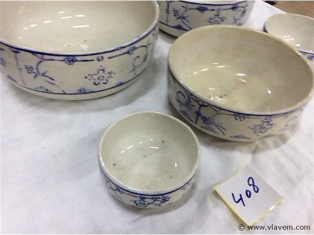 Kommen blauw 5stuks - afbeelding 2 van  3