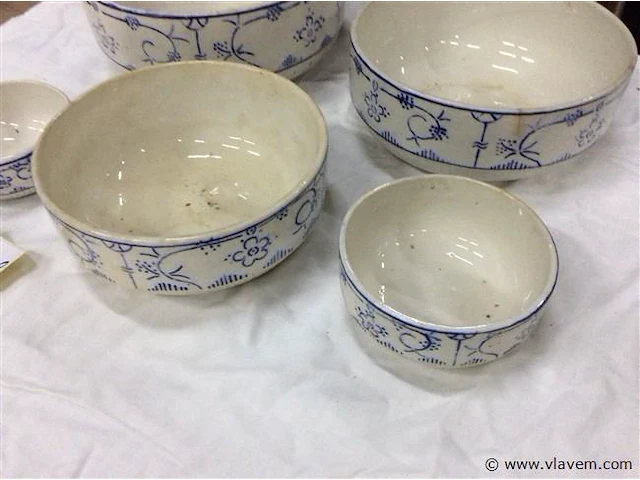 Kommen blauw 5stuks - afbeelding 3 van  3