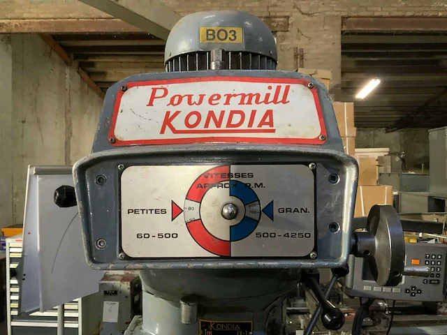 Kondia fv-1 universele freesmachine - afbeelding 14 van  15