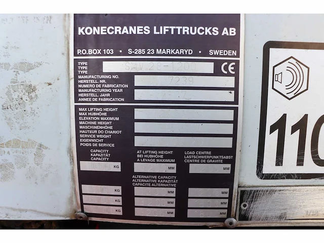 Konecranes - 28-1200b - vorkheftruck - afbeelding 20 van  20