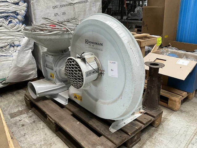 Kongskilde trl 55 / rf 20s ventilator met roterende klep - afbeelding 1 van  7