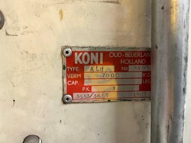 Koni alh hefbrug - afbeelding 4 van  8