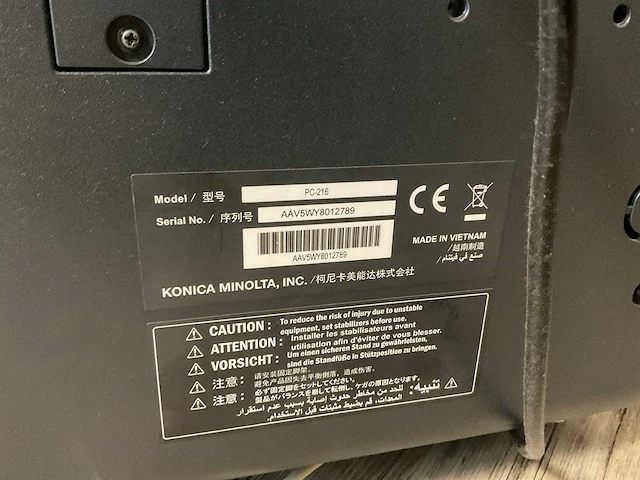 Konica minolta bizhub c450i alles in een: printen, kopiëren, scannen - afbeelding 6 van  6