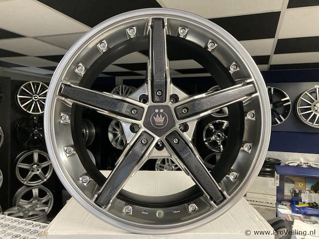 Konig hotswap aluminium velgenset - 5x112 8j et35 - afbeelding 1 van  1