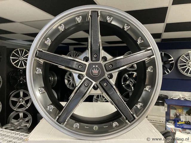 Konig hotswap aluminium velgenset - 5x112 8j et35 - afbeelding 1 van  1