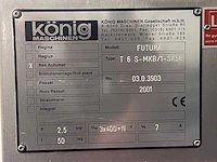 König rex - futura t6 + lippelt langroller + lippelt afschietband - kleinbroodlijn / kopmachine - afbeelding 12 van  12