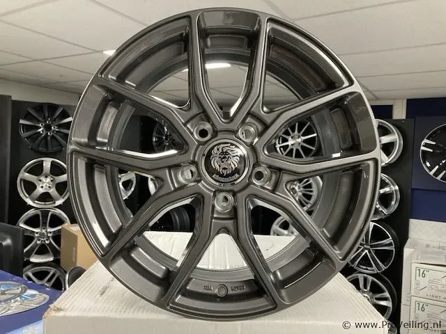 Koningsrad kr1 aluminium velgenset - 5x114.3 7j et48 - afbeelding 1 van  1