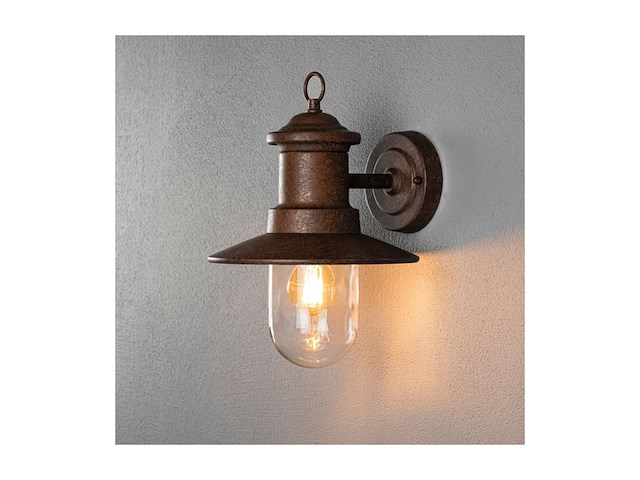 Konstsmide buitenlamp napoli roestbruin - afbeelding 2 van  3