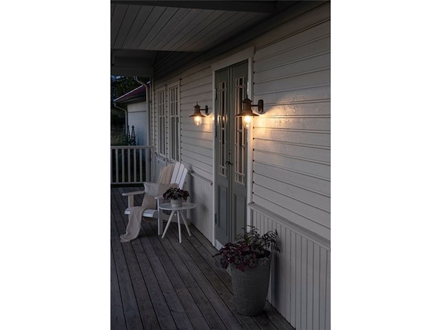 Konstsmide buitenlamp napoli roestbruin - afbeelding 3 van  3