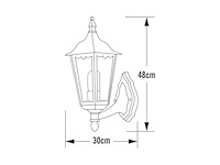 Konstsmide firenze 7213-250 buitenlamp (wand) spaarlamp, led e27 100 w wit - afbeelding 3 van  3