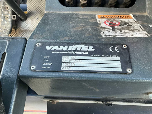 Kooi aap z2-3v-2535 meeneemheftruck - afbeelding 11 van  12