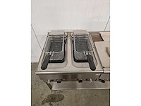 Kooklijn - mareno - fornuis, dubbele friteuse, bakplaat - 400v - afbeelding 3 van  4