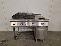 Kooklijn - zanussi - friteuse 23 liter - lavagrill 2 zones - aardgas - afbeelding 1 van  4