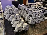 Kop met schotel (ca. 60 stuks) - afbeelding 2 van  5