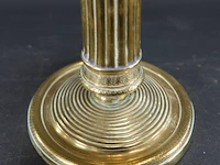 Koper/bronzen kandelaar - afbeelding 4 van  5