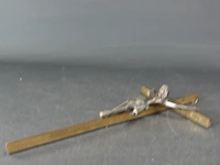 Koperen crucifix met bronzen corpus - afbeelding 3 van  5