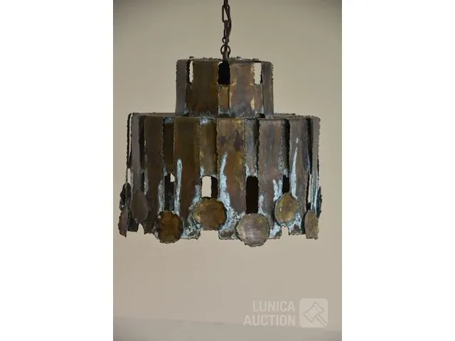 Koperen design hanglamp - afbeelding 5 van  5