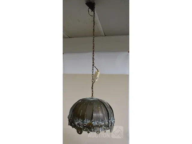 Koperen design hanglamp - afbeelding 3 van  5