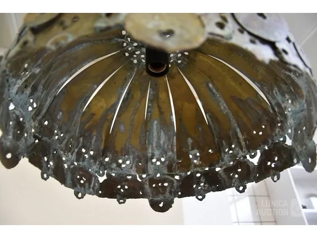 Koperen design hanglamp - afbeelding 5 van  5