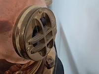 Koperen duikershelm met messing details - afbeelding 4 van  21