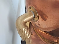 Koperen duikershelm met messing details - afbeelding 6 van  21