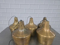 Koperen hanglamp (5x) - afbeelding 1 van  3