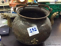 Koperen ketel - afbeelding 1 van  4