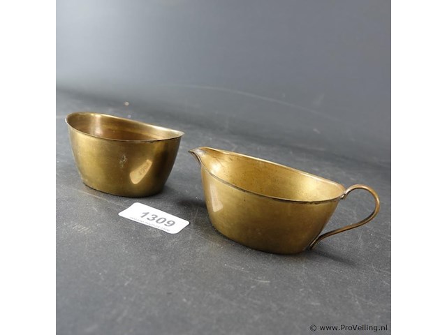 Koperen roomstel - afbeelding 3 van  5