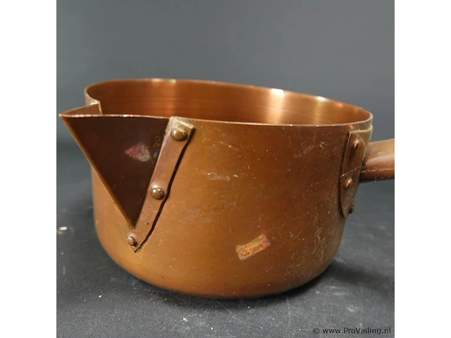 Koperen schenk steelpan - afbeelding 4 van  5