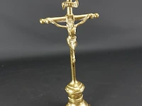 Koperen staande crucifix - afbeelding 2 van  5