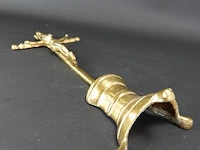 Koperen staande crucifix - afbeelding 5 van  5