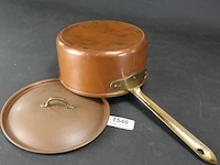 Koperen steelpan met deksel - afbeelding 4 van  5