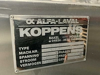 Koppens alfa laval koelband 3-laags verrijdbaar - afbeelding 8 van  8