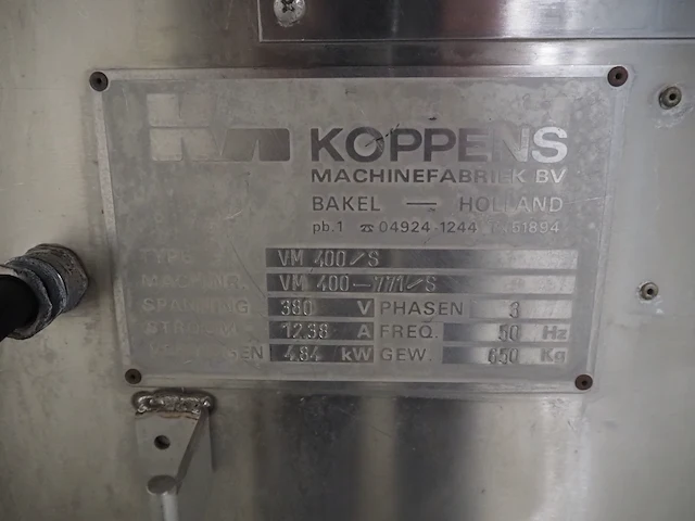Koppens machinefabriek bv - afbeelding 7 van  24