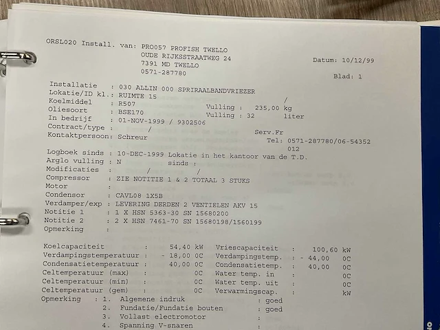 Koppens svr600/14,75/60 spiraalvriezer - afbeelding 16 van  23