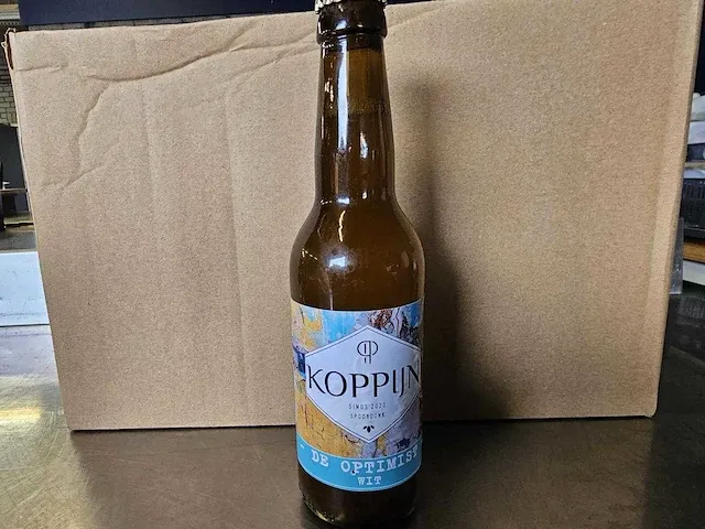 Koppijn - de optimist wit - bier (120x) - afbeelding 1 van  5