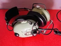 Koptelefoon - david clark piloten aviator headset van €500,00 - afbeelding 2 van  7