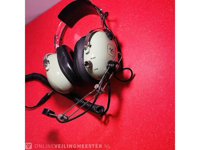 Koptelefoon - david clark piloten aviator headset van €500,00 - afbeelding 4 van  7